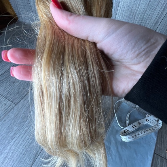 Cashmere Hair Classic extensions GOLDEN BLOND Remy Human Hair 12 To 14 Inches - Picture 3 of 6